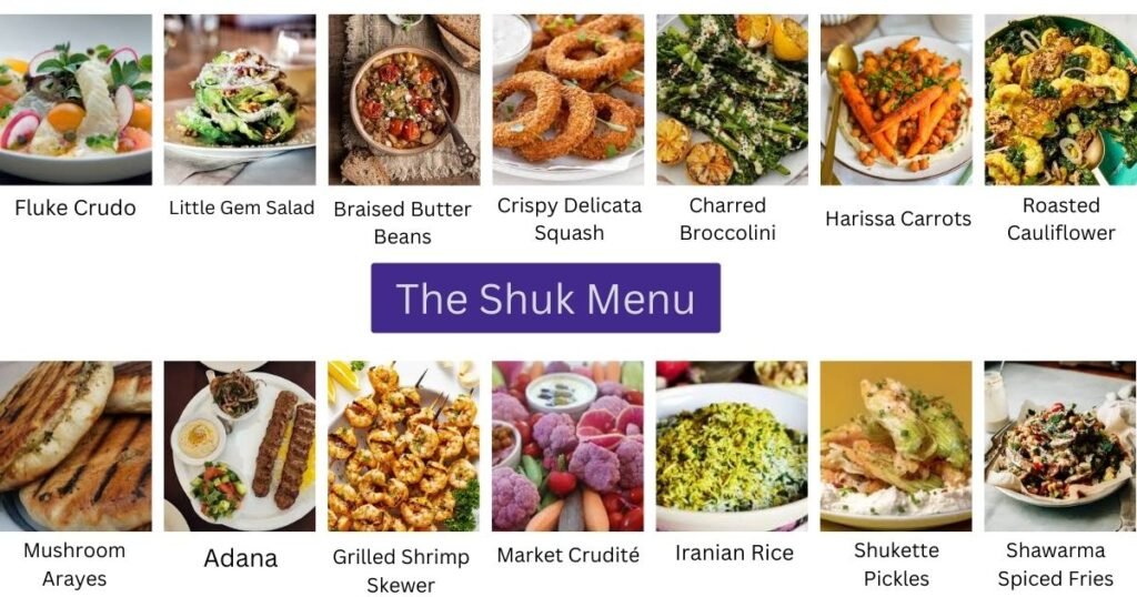 The Shuk Menu