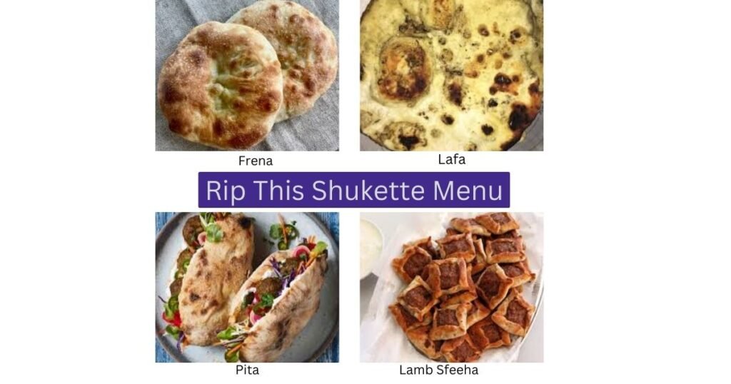 Rip This Shukette Menu