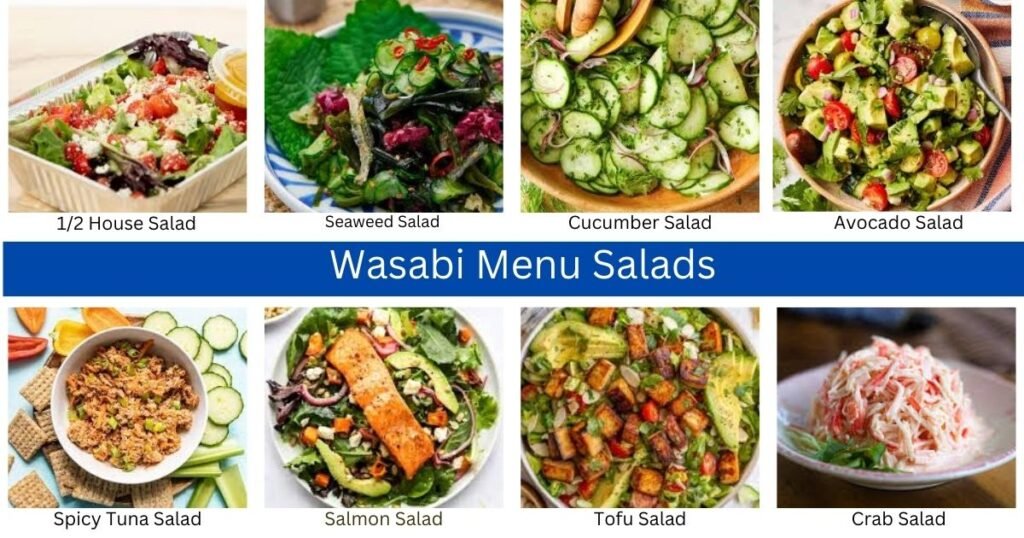 Wasabi Menu Salads