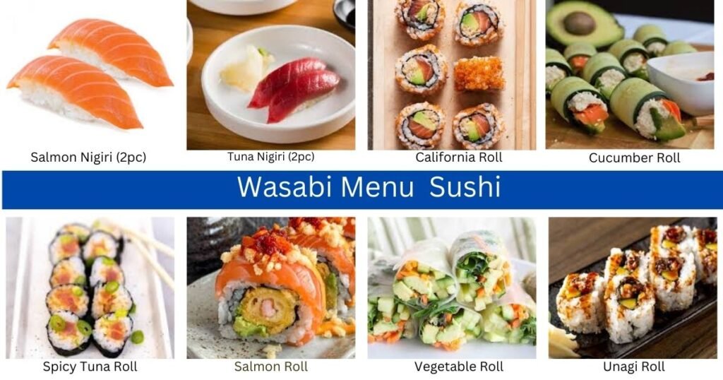 Wasabi Menu Sushi