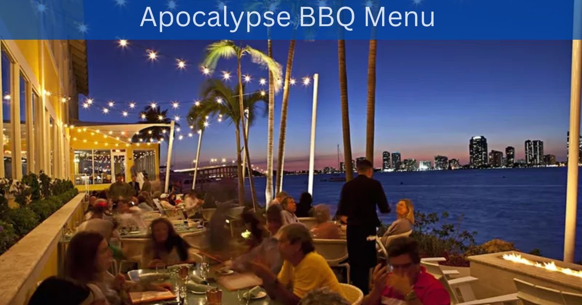 Apocalypse BBQ Menu