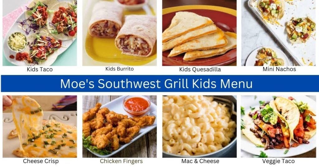 Moe's Southwest Grill Kids Menu