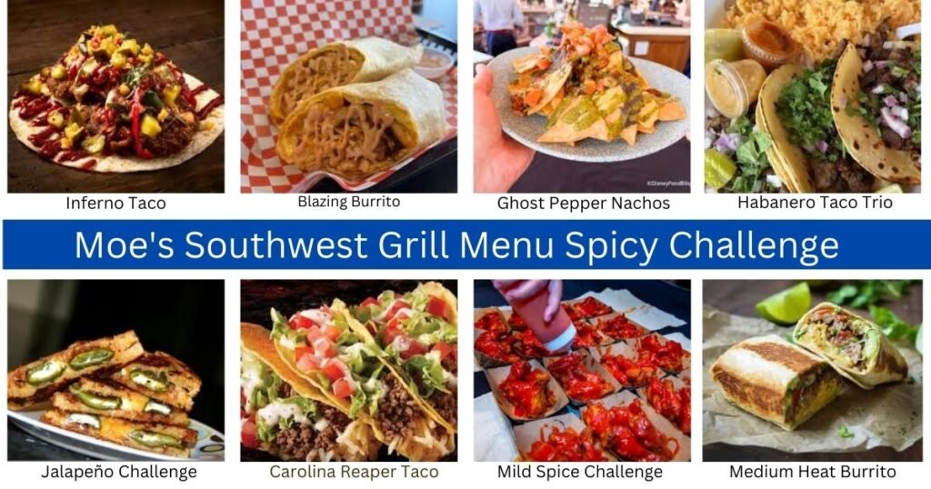 Moe's Southwest Grill Menu Spicy Challenge