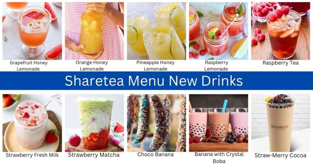 Sharetea Menu New Drinks