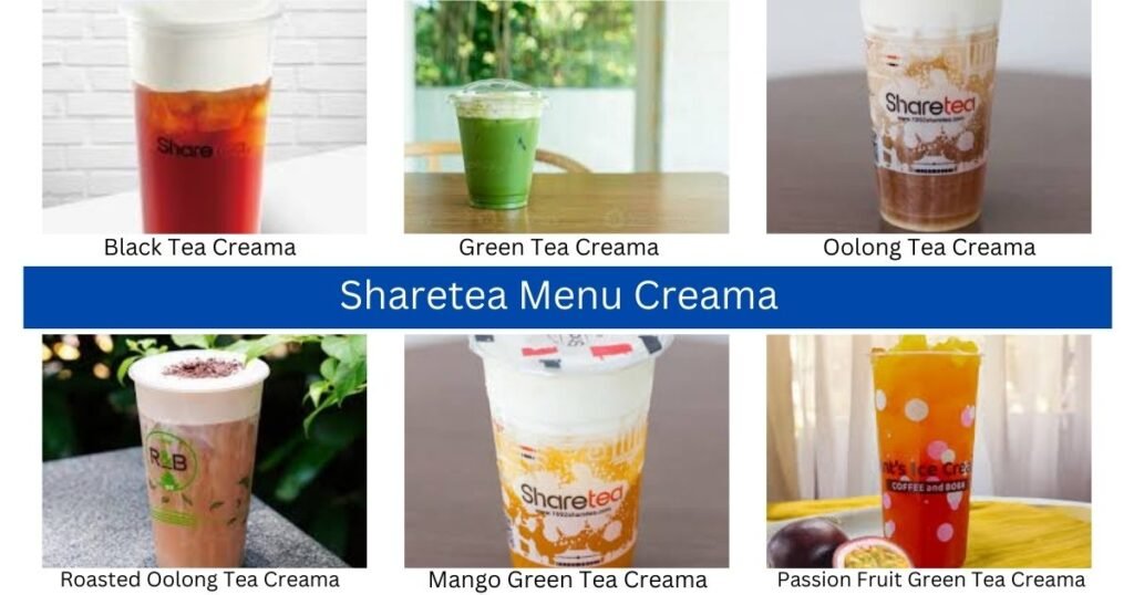 Sharetea Menu Creama