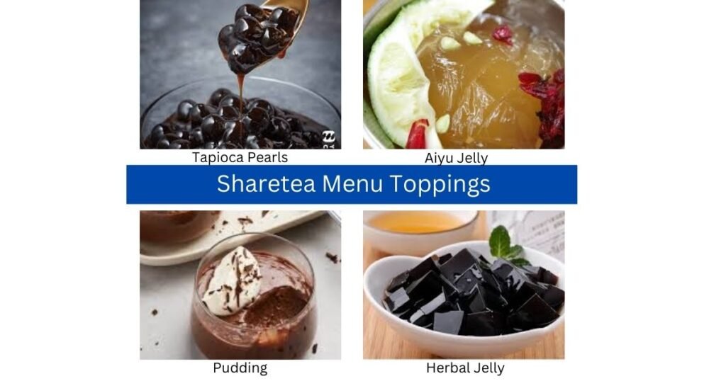 Sharetea Menu Toppings