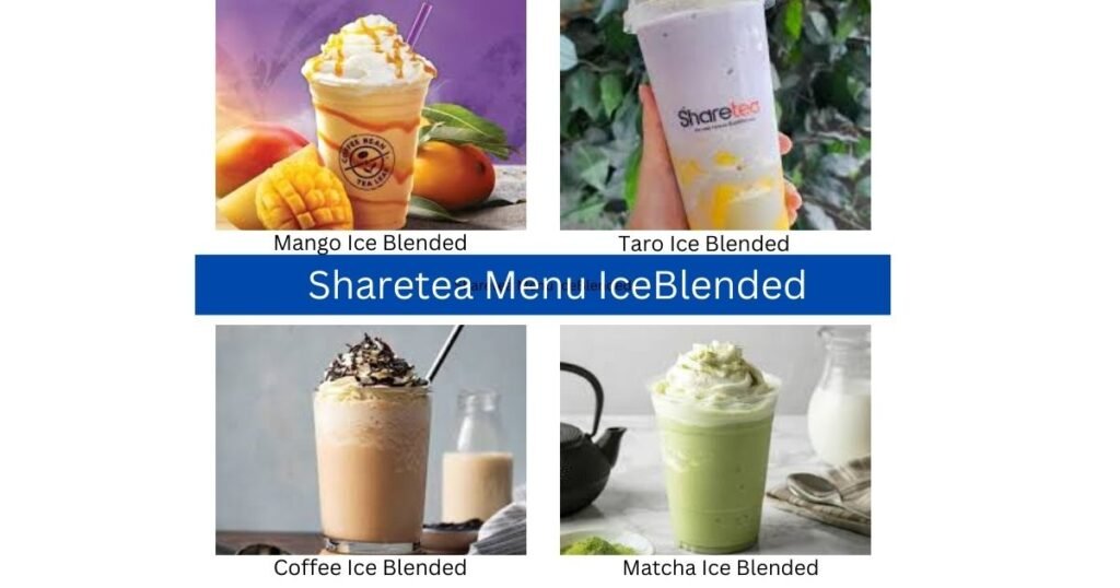 Sharetea Menu IceBlended